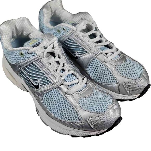 NIKE MAX AIR SIZE 6.5 LITE BLUE & SILVER. - Picture 1 of 11